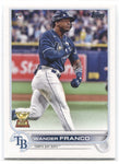 2022 Wander Franco Topps Series 1 ROOKIE RC #215 Tampa Bay Rays 5