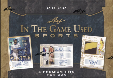 2022 Leaf In The Game Used (ITG) Multi-Sport, Box