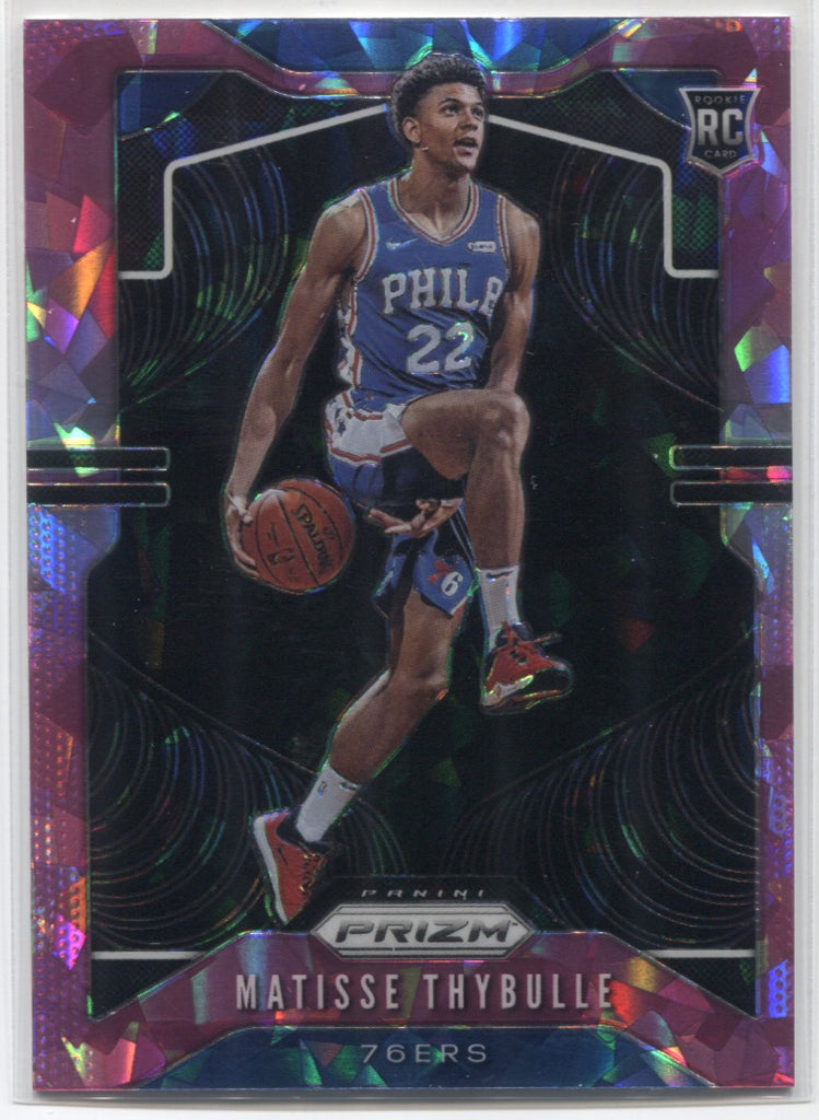 2019-20 Matisse Thybulle Panini Prizm PINK CRACKED ICE ROOKIE RC #290