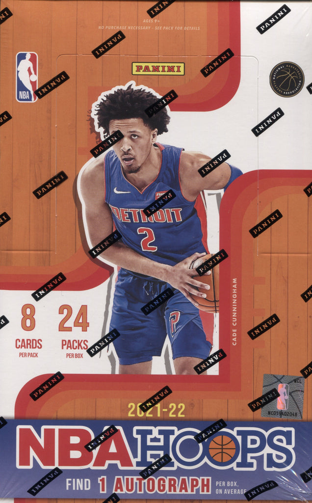 2021-22 Panini NBA Hoops Hobby Basketball, Box