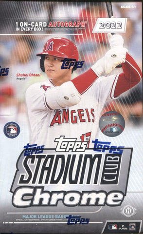 2022 Topps Stadium Club Chome SUPERFRACTOR Auto SHOHEI OHTANI 1/1