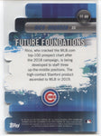 2019 Nico Hoerner Bowman's Best FUTURE FOUNDATIONS ATOMIC REFRACTOR DIE CUT #FFNH Chicago Cubs