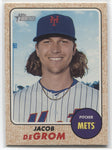 2017 Jacob DeGrom Topps Heritage SP SHORT PRINT #421 New York Mets