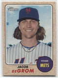 2017 Jacob DeGrom Topps Heritage SP SHORT PRINT #421 New York Mets