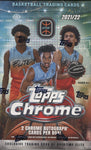 2021-22 Topps Chrome Overtime Elite Hobby Basketball, 12 Box Case