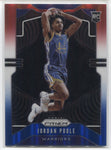 2019-20 Jordan Poole Panini Prizm RED WHITE AND BLUE ROOKIE #272 Golden State Warriors