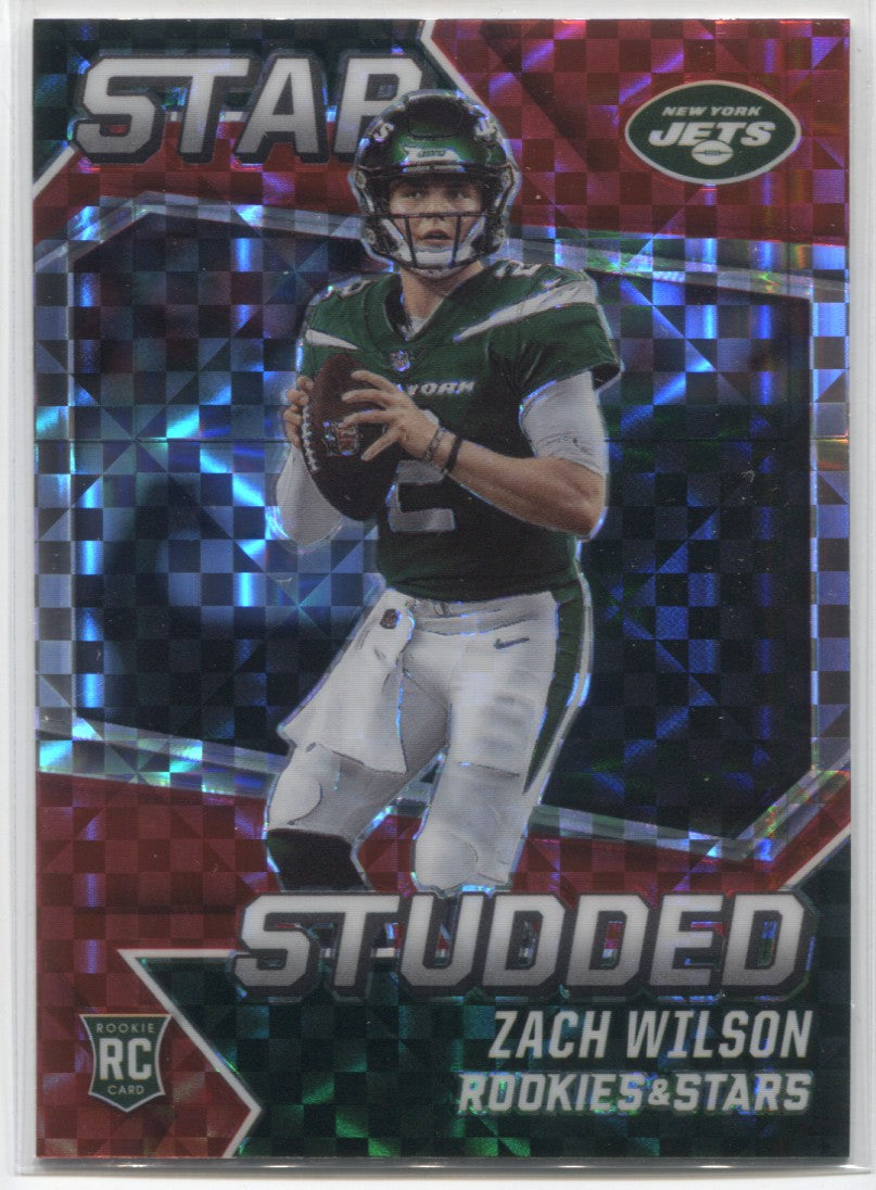 JETS ZACH WILSON 2021 PANINI INSTANT NFL RATED ROOKIE SHOWCASE RC SP 1/1793