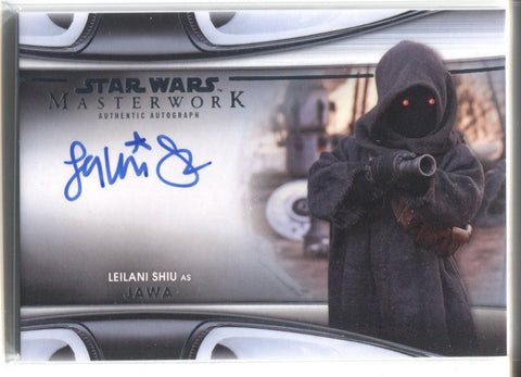 2021 Leilani Shiu as Jawa Topps Star Wars Masterwork AUTO AUTOGRAPH #MWA-LS