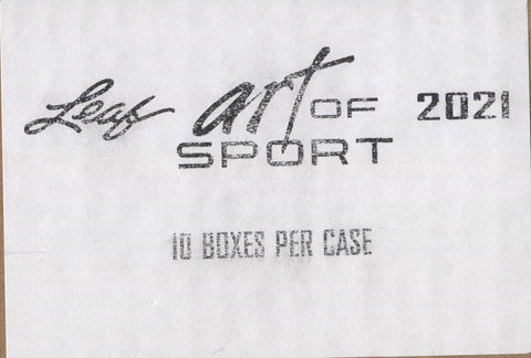 2021 Leaf Art of Sport Multi-Sport, 10 Box Case