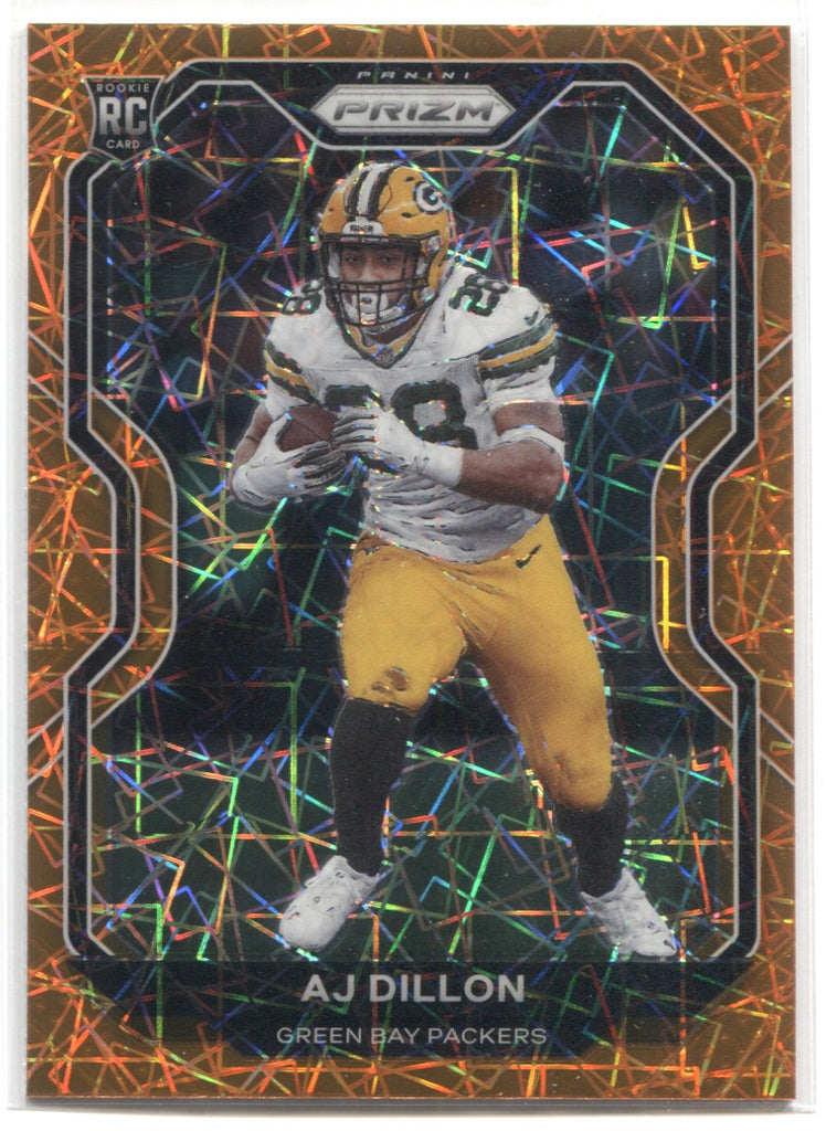 AJ Dillon Rookie RC 2020 Select Football Card Panini Green Bay 