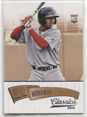 2014 Mookie Betts Panini Classics ROOKIE RC #169 Boston Red Sox 8