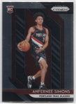 2018-19 Anfernee Simons Panini Prizm ROOKIE RC #61 Portland Trail Blazers 9