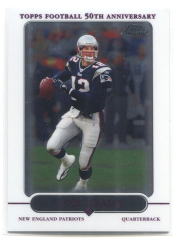 2005 Tom Brady Topps Chrome #46 New England Patriots
