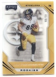 2021 Pat Freiermuth Panini Chronicles Playoff Momentum BLUE ROOKIE 46/99 RC #16 Pittsburgh Steelers