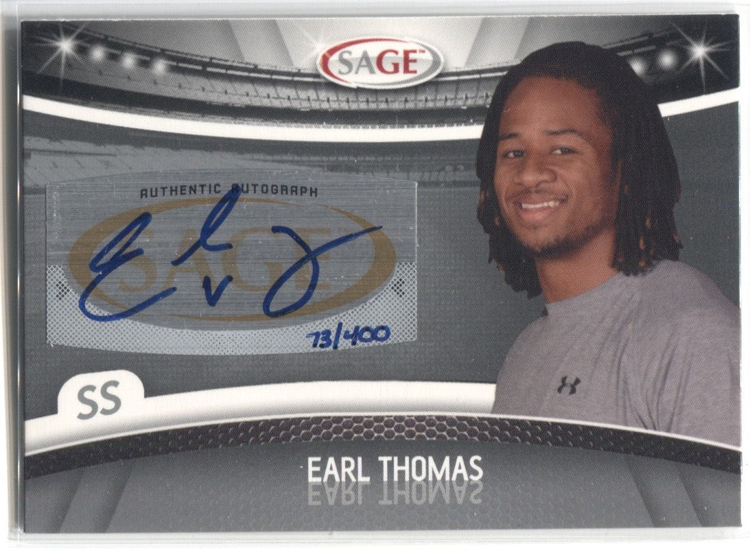 Earl Thomas Memorabilia, Autographed Earl Thomas Collectibles