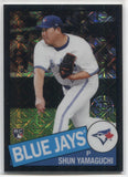 2020 Shun Yamaguchi Topps Chrome '85 SILVER PACK BLACK REFRACTOR ROOKIE 048/199 RC #85TC27 Toronto Blue Jays