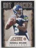 2012 Russell Wilson Panini Score HOT ROOKIE RC #22 Seattle Seahawks 1