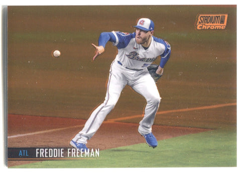 Freddie Freeman 2020 Stadium Club #173 Atlanta Braves