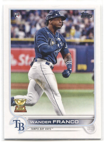 2022 Wander Franco Topps Series 1 ROOKIE RC #215 Tampa Bay Rays 18