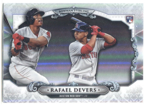 2018 Rafael Devers Bowman Chrome STERLING CONTINUITY ROOKIE RC #BS-RD Boston Red Sox 3