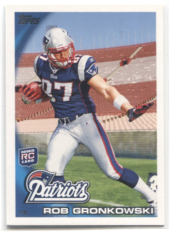 2010 Score Hot Rookies #26 Rob Gronkowski Rookie Patriots