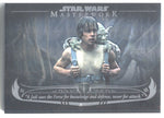 2020 The Wisdom of Yoda Topps Star Wars Masterwork RAINBOW FOIL 100/299 #WY-4