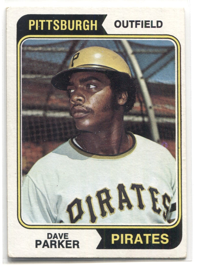 Dave Parker Pittsburgh Pirates Topps 1974 #252 PSA Near Mint 7 MLB