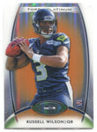 2012 Russell Wilson Topps Platinum ORANGE ROOKIE RC #138 Seattle Seahawks