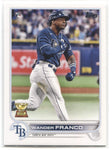 2022 Wander Franco Topps Series 1 ROOKIE RC #215 Tampa Bay Rays 12