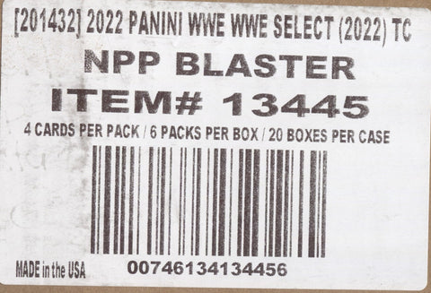 2022 Panini Select WWE Wrestling, 20 Blaster Box Case