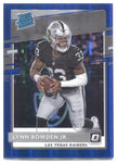 2020 Lynn Bowden Jr. Donruss Optic BLUE RATED ROOKIE 068/179 RC #182 Las Vegas Raiders