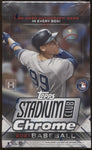 2021 Topps Stadium Club Chrome Hobby Baseball, Box