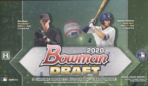 2020 Bowman Draft Jumbo Baseball, Box