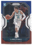 2020-21 LaMelo Ball Panini Prizm ROOKIE RED WHITE & BLUE RC #278 Charlotte Hornets