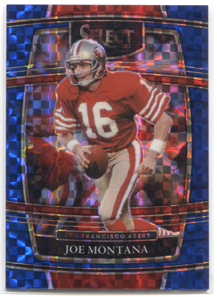 2021 Joe Montana Panini Select BLUE 082/199 #36 San Francisco 49ers HO