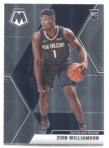 2019-20 Zion Williamson Panini Mosaic ROOKIE RC #209 New Orleans Pelicans 2