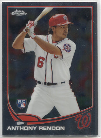 2013 Anthony Rendon Topps Chrome ROOKIE RC #126 Washington Nationals 3