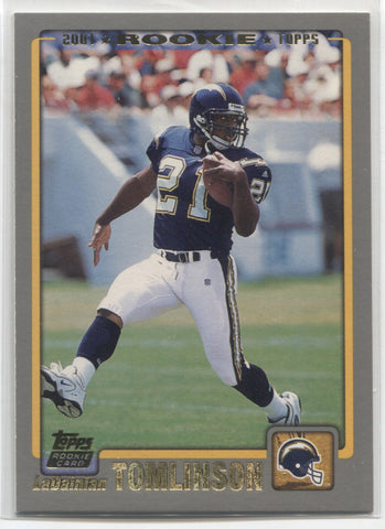 2001 LaDainian Tomlinson Topps ROOKIE RC #350 San Diego Chargers 2