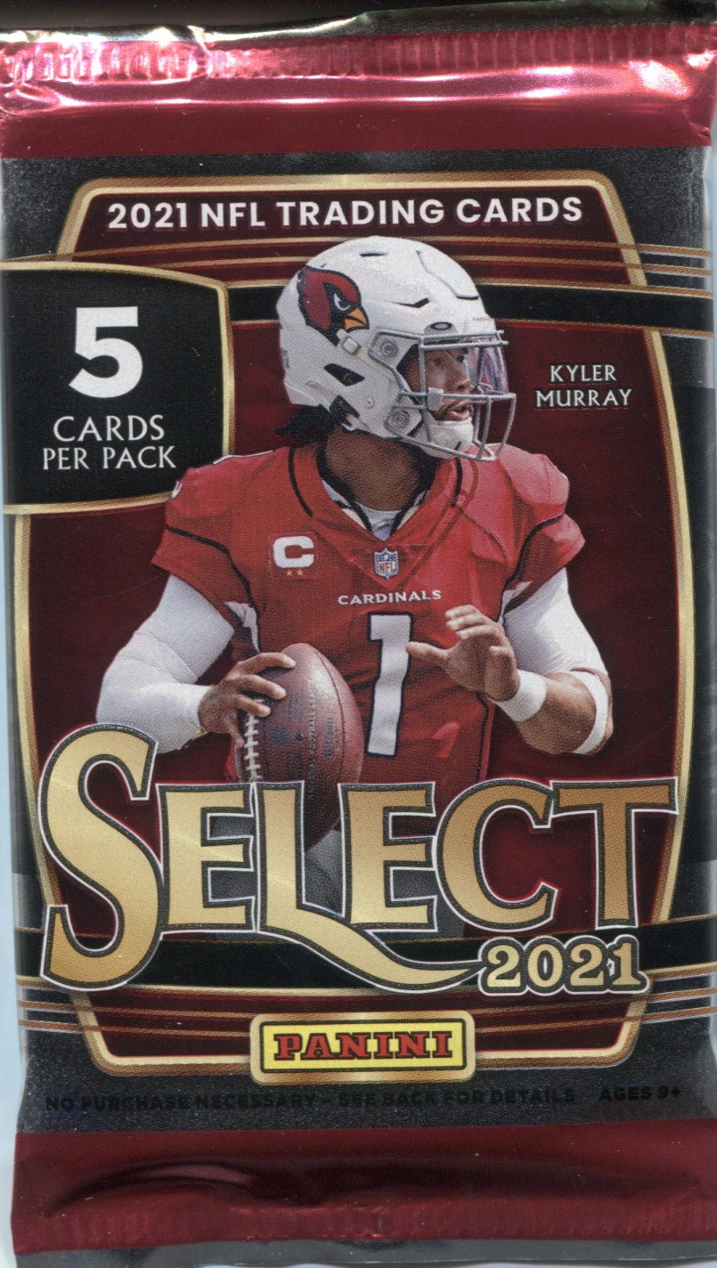 2021 Select Football Hanger Pack (Black & Gold Prizm)