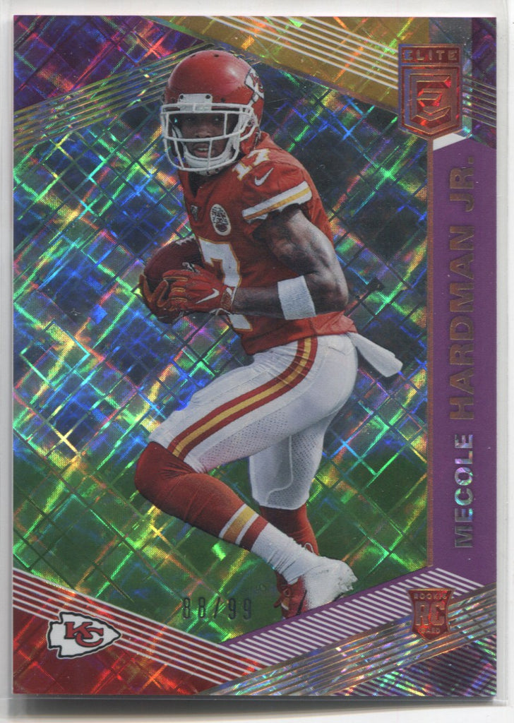 2019 Mecole Hardman Jr. Donruss Elite PURPLE ROOKIE 88/99 RC #134 Kans