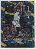 2019-20 Lonnie Walker IV Panini Prizm Choice BLUE YELLOW AND GREEN #139 San Antonio Spurs