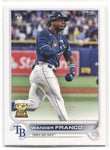 2022 Wander Franco Topps Series 1 ROOKIE RC #215 Tampa Bay Rays 42