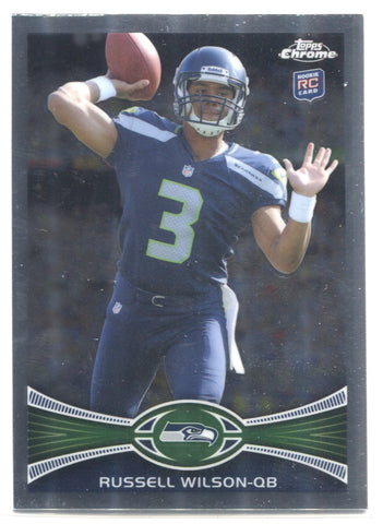 2012 Russell Wilson Topps Chrome ROOKIE RC #40 Seattle Seahawks