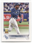 2022 Wander Franco Topps Series 1 ROOKIE RC #215 Tampa Bay Rays 24