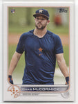 2022 Chas McCormick Topps Series 1 SHORT PRINT SP VARIATION ROOKIE RC #135 Houston Astros