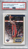 2019-20 Zion Williamson Panini Chronicles Threads ROOKIE RC PSA 10 #78 New Orleans Pelicans 1377