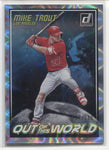 2018 Mike Trout Panini Donruss OUT OF THIS WORLD #OW3 Anaheim Angels