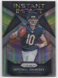 2017 Mitchell Trubisky Panini Prizm INSTANT IMPACT SILVER ROOKIE RC #2 Chicago Bears