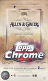 2020 Topps Allen & Ginter Chrome Baseball, Box