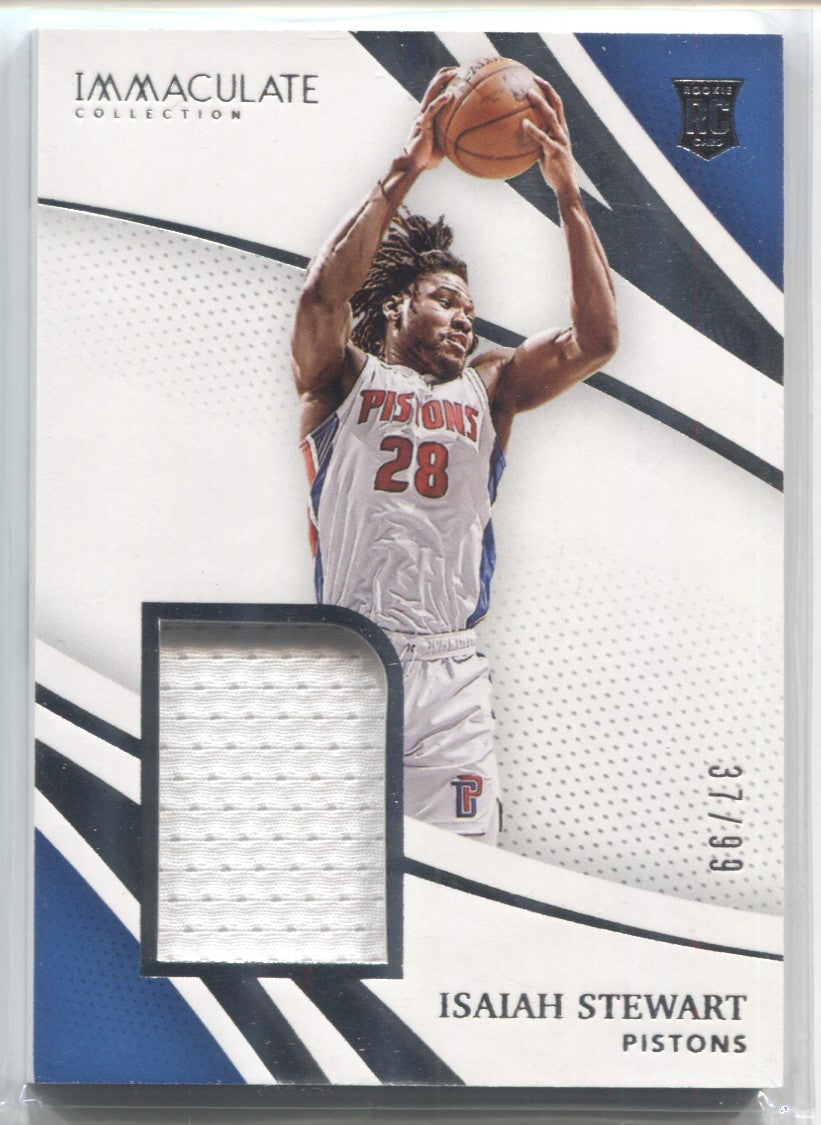 Red White and Blue 2024 prizm Isaiah Stewart with on-card autograph!